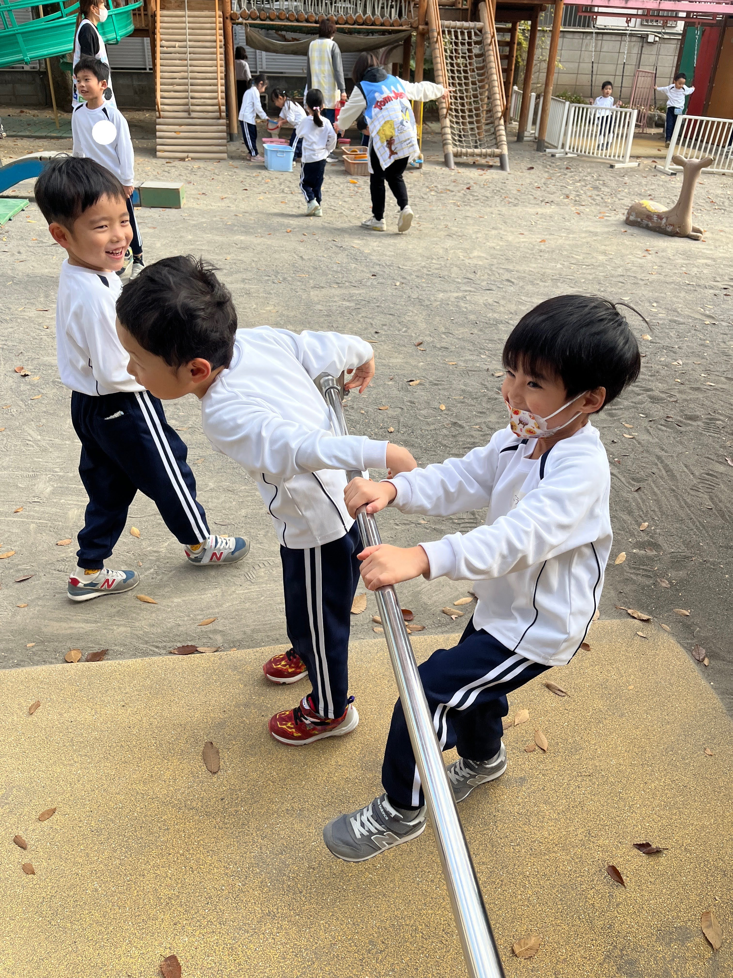 運動している画像